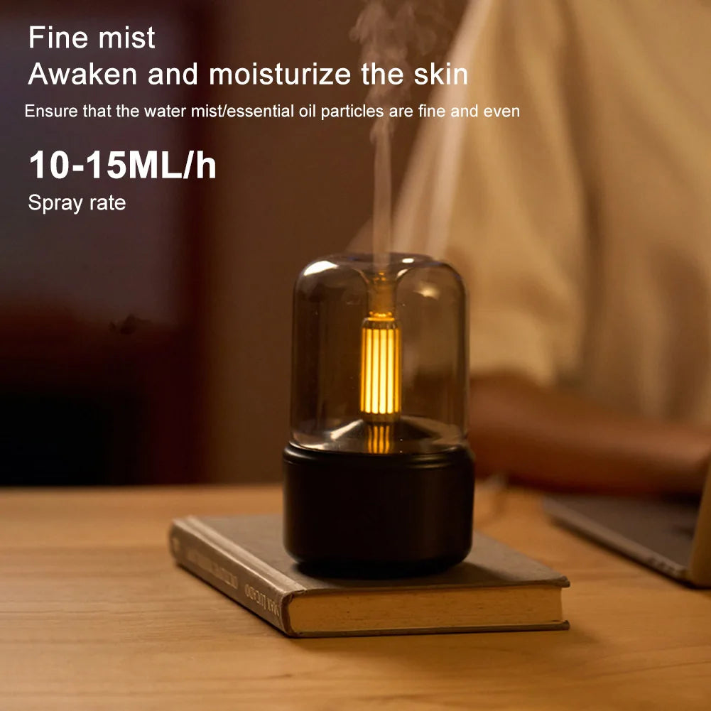 Diffuseur d'aromathérapie, humidificateur à brume fraîche et légère, diffuseur Portable à arrêt automatique, diffuseur d'arôme Compact pour la décoration de la maison
