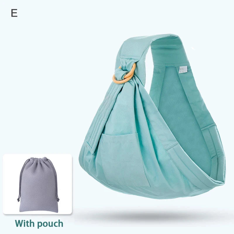Enveloppement pour bébé, écharpe pour nouveau-né, double usage, couverture d'allaitement pour nourrissons, tissu en maille, porte-allaitement jusqu'à 130 lb (0-36M)