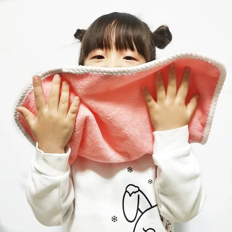 Bavoirs pour bébés pour enfants, serviette de lavage du visage, serviette de salive douce, pour garçons et filles, apprentissage du brossage des dents, pour enfants de 3 à 8 ans