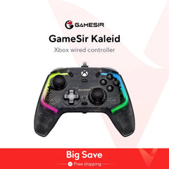 Manette de jeu filaire délibérément GenerKaleid pour Xbox Series X, Xbox Series S, console de jeu Xbox One, manette à effet Hall