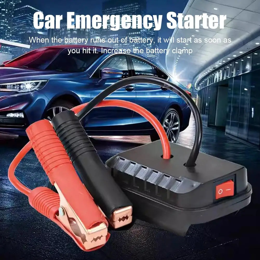 Démarreur d'urgence de voiture pour Makita convertisseur chargeur clé électrique meuleuse marteau électrique démarreur d'urgence de voiture accessoires de voiture