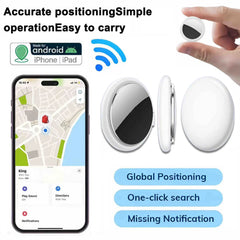 Localisateur intelligent de clé de traqueur de téléphone Airtag APP recherche avec alarme localisation en temps réel traqueur de positionnement pour enfants localisateur d'animaux de compagnie