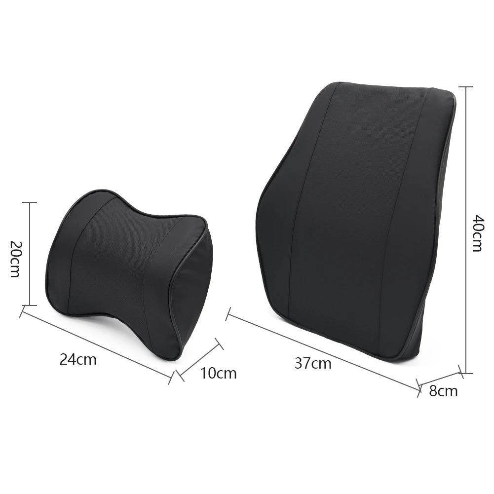 Oreiller de repos universel pour le cou et le sauna de voiture, coussin de soutien de la tête, mousse à mémoire de forme respirante, protection du rebond lent, oreiller lombaire