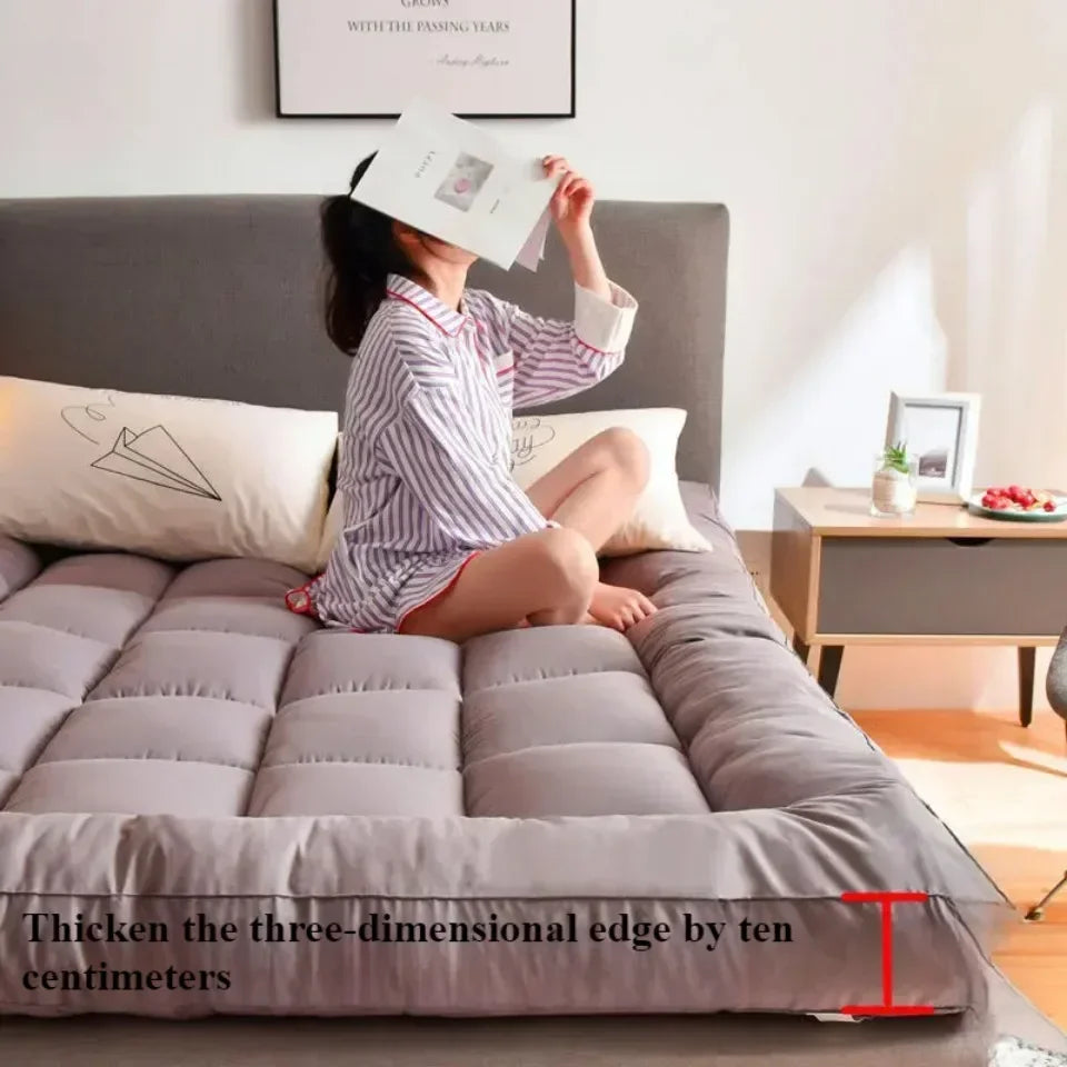 Matelas de dortoir d'étudiants, matelas de rangement pliable, matelas respirant pour adulte, matelas confortable à dégagement lent, Tatami