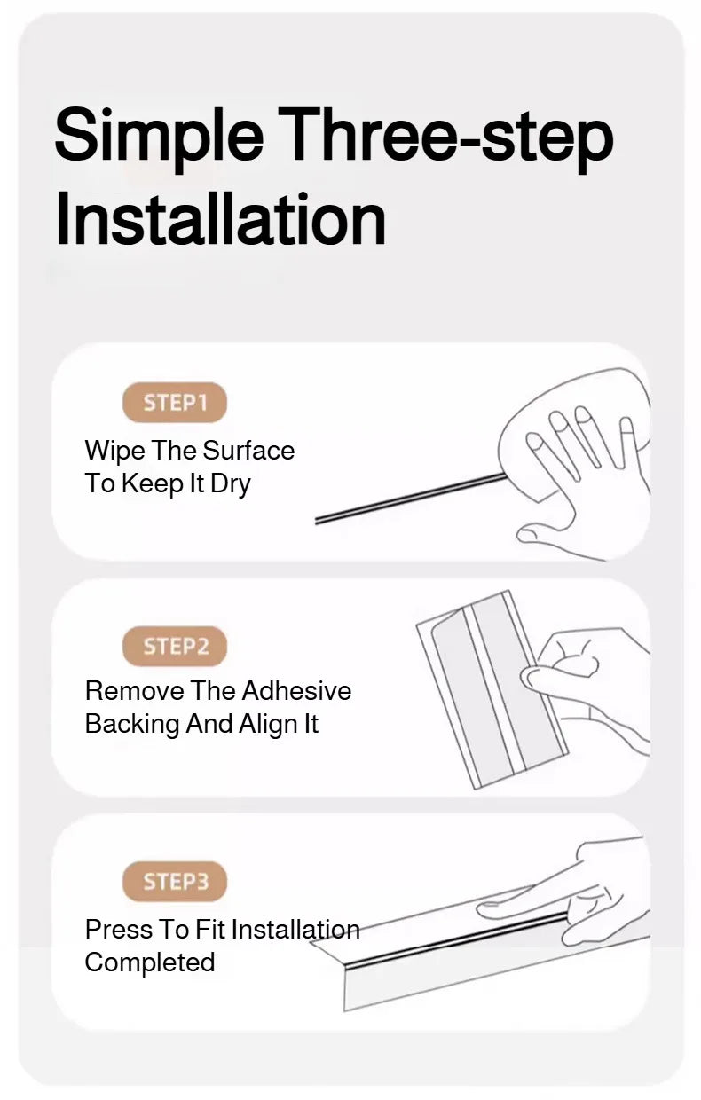Corner Edge Protection Bumper, Baby Safety Corner Protector, Children's Furniture Corner Strip, Anti-Collision Foam Protection
