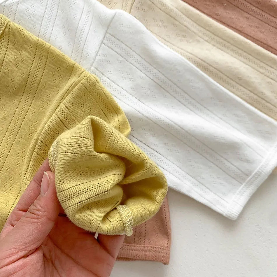 Veste d'été légère à manches longues pour enfants, vêtements pour tout-petits, cardigan solide pour documents, vêtements décontractés coréens pour bébés garçons et filles