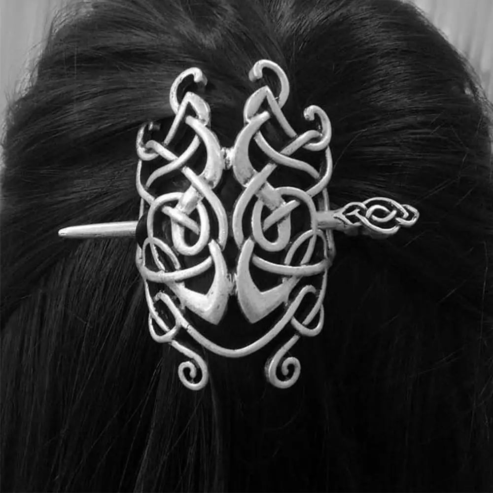 Accessoires pour cheveux, Corset en alliage de pierres précieuses, outil de conception de coiffure, bâton de cheveux à nœud celtique, couronne de cheveux de Style ancien, épingle à cheveux Hanfu