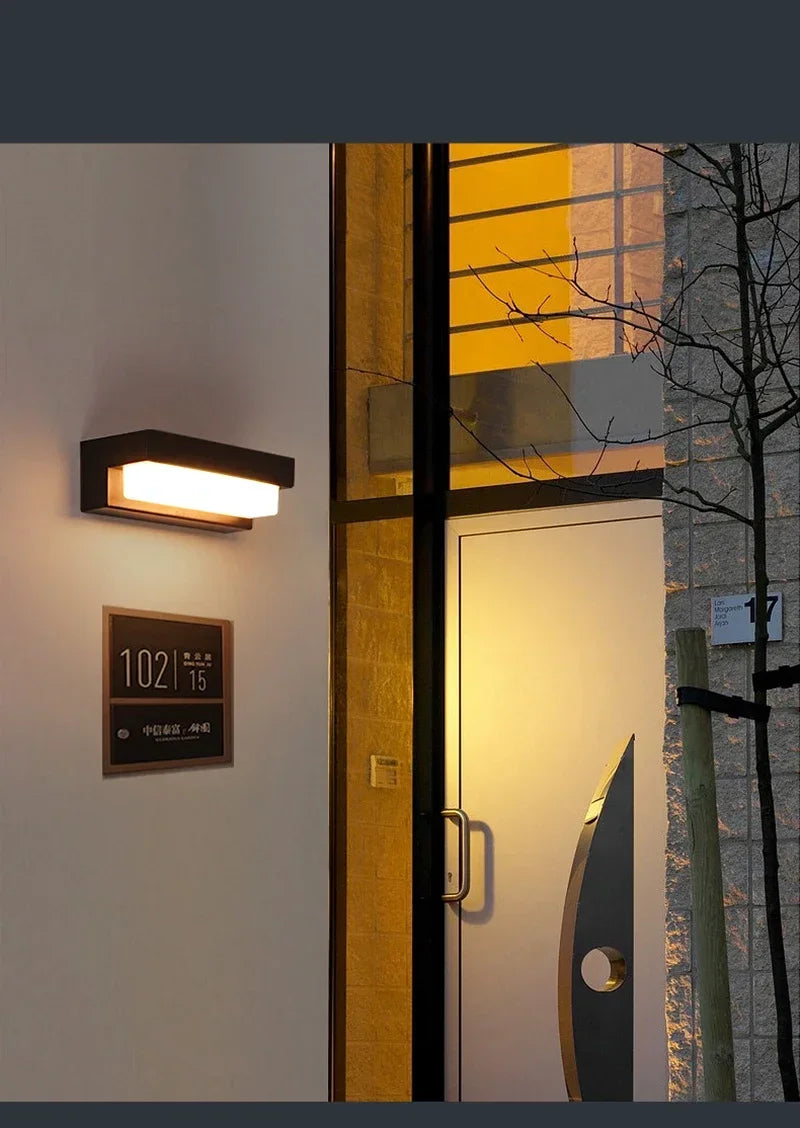 LED extérieur appliques solaires étanche lumière solaire balcon Villa porte cour muré éclairage clôture décor lampe solaire