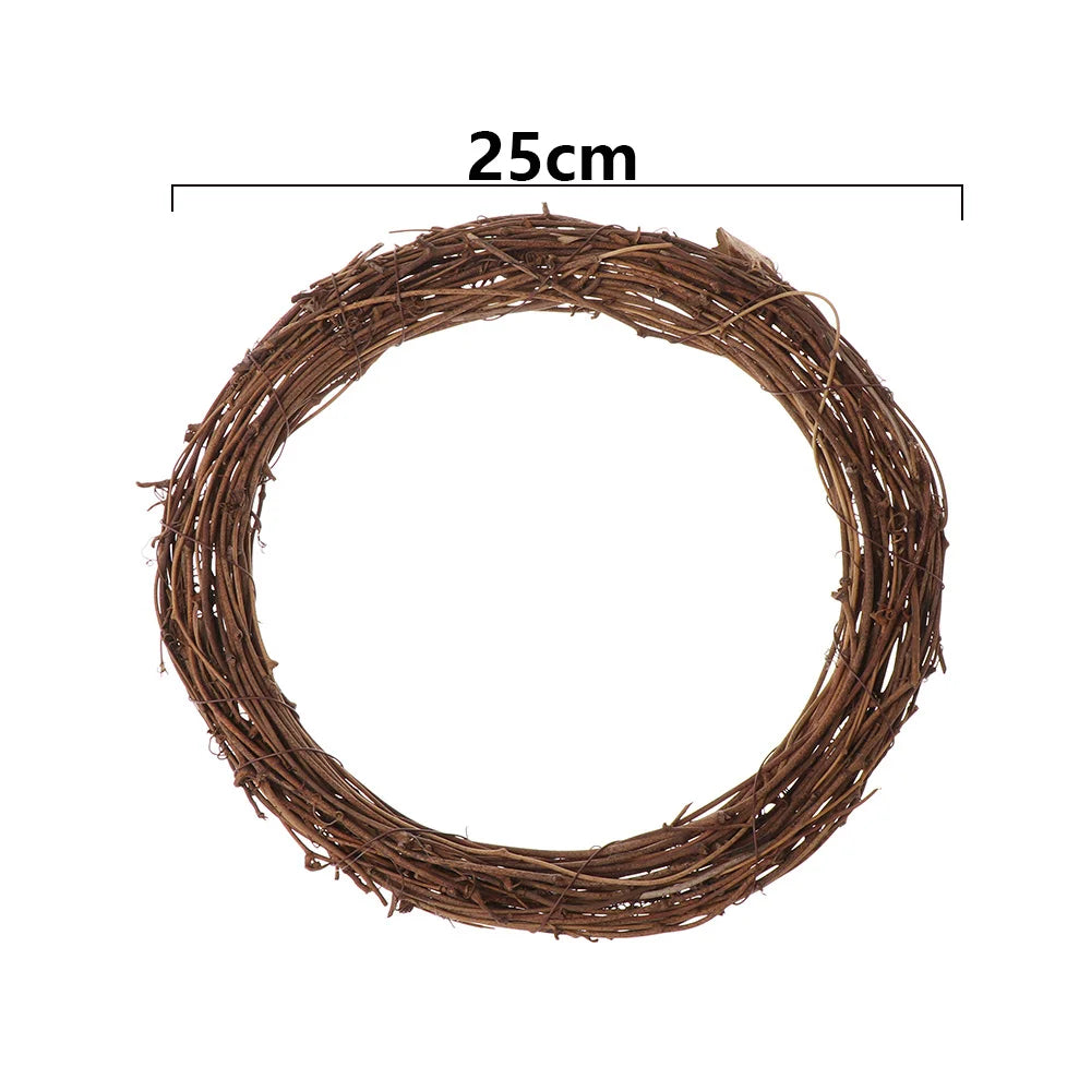 Decorative rattan garland for Ramadan, Eid Mubarak wedding wreath, garland supplies, DIY party, 8cm-30cm