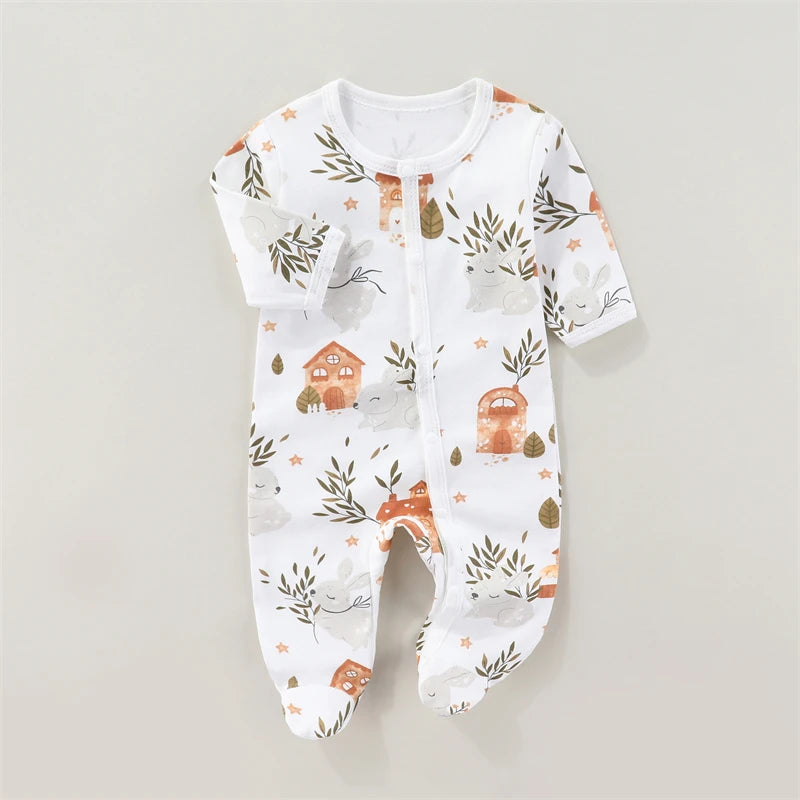 Newborn clothing, new autumn/winter collection, baby girl bodysuits, summer rompers, soft boys' jumpsuits, children's clothing from 0 to 9 months