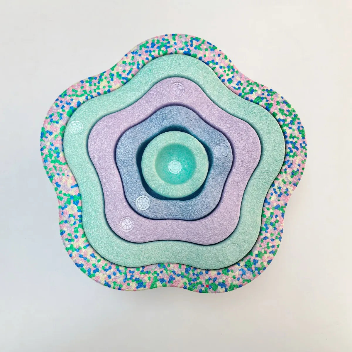 Jouets Stapstones d'équilibre pour enfants, intégration sensorielle, jouets en mousse, jouets d'équilibre sportif, ensemble de 5 pièces