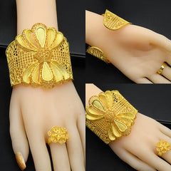 Bracelet en cuivre grande taille pour femme, bijoux de mariage tendance, non décolorant, fabriqué à la main en Chine, très populaire et très vendu