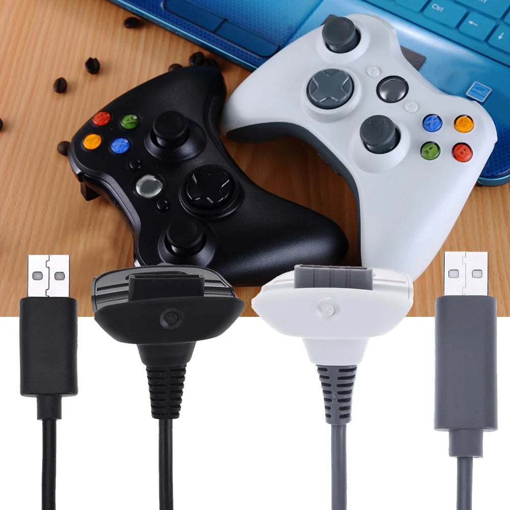 Câble USB de chargement sans fil pour manette de jeu Xbox 360, chargeur d'alimentation