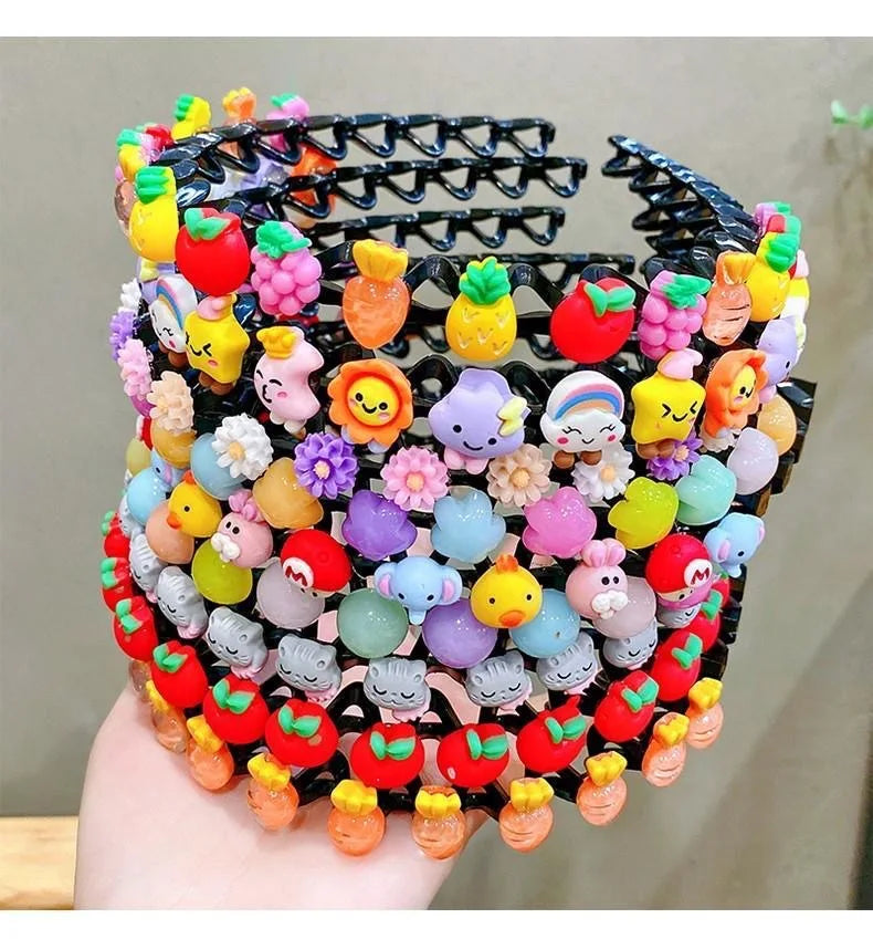 Accessoires de cheveux pour filles cravates bandeaux bande Bandeaux Scrunchie Bandana mode Haarband coréen diadème Cheveux Fille enfants mignon