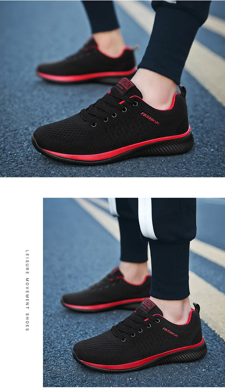 Men's Lightweight Running Shoes, Classic Mesh Walking Shoes, Breathable Casual Shoes, Men's Fashion Moccasin Sneakers