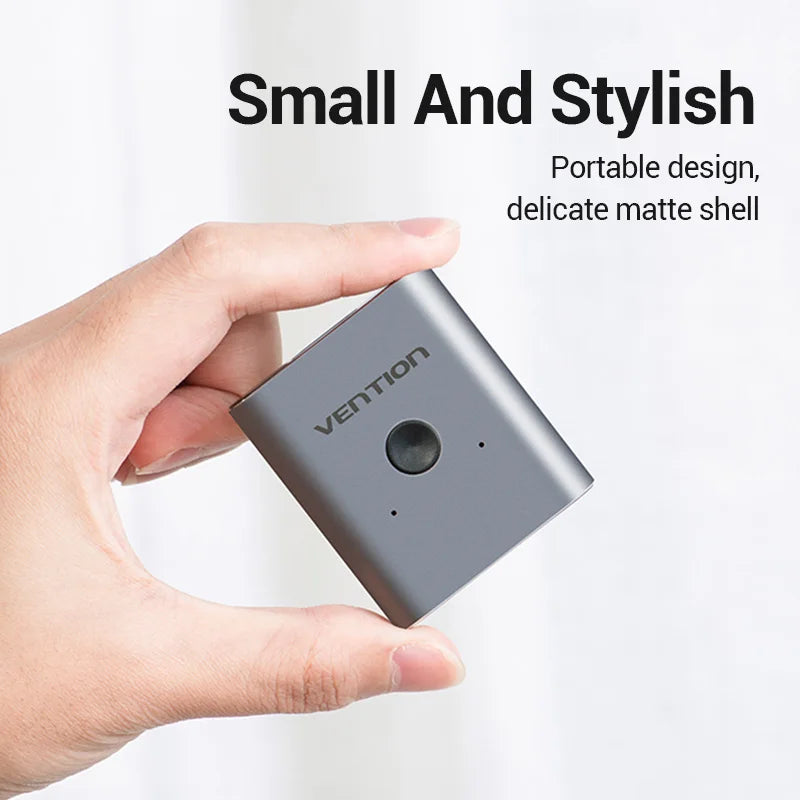 Vention HDMI commutateur 4K 60Hz bi-direction 2.0 commutateur HDMI 1x2/2x1 adaptateur pour PS4/5 Xiaomi TV Box 8K HDMI 2.1 répartiteur