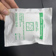 Burn dressing, sterile compressed gauze, burn dressing, wound care, anti-infection, antibiotic ointment, gel, burn first aid kit