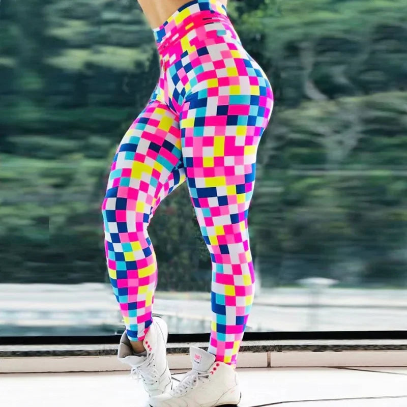 Leggings femmes Sexy Sport gymnastique entraînement imprimer taille haute pantalons de Yoga Fitness Joggings course entraînement Legging femmes vêtements