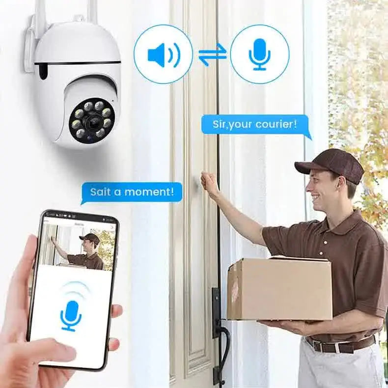 ICam365 APP caméra IP intelligente extérieure sécurité à domicile WIFI CCTV Surveillance avec Vision nocturne couleur sans fil HD Audio bidirectionnel 1080P
