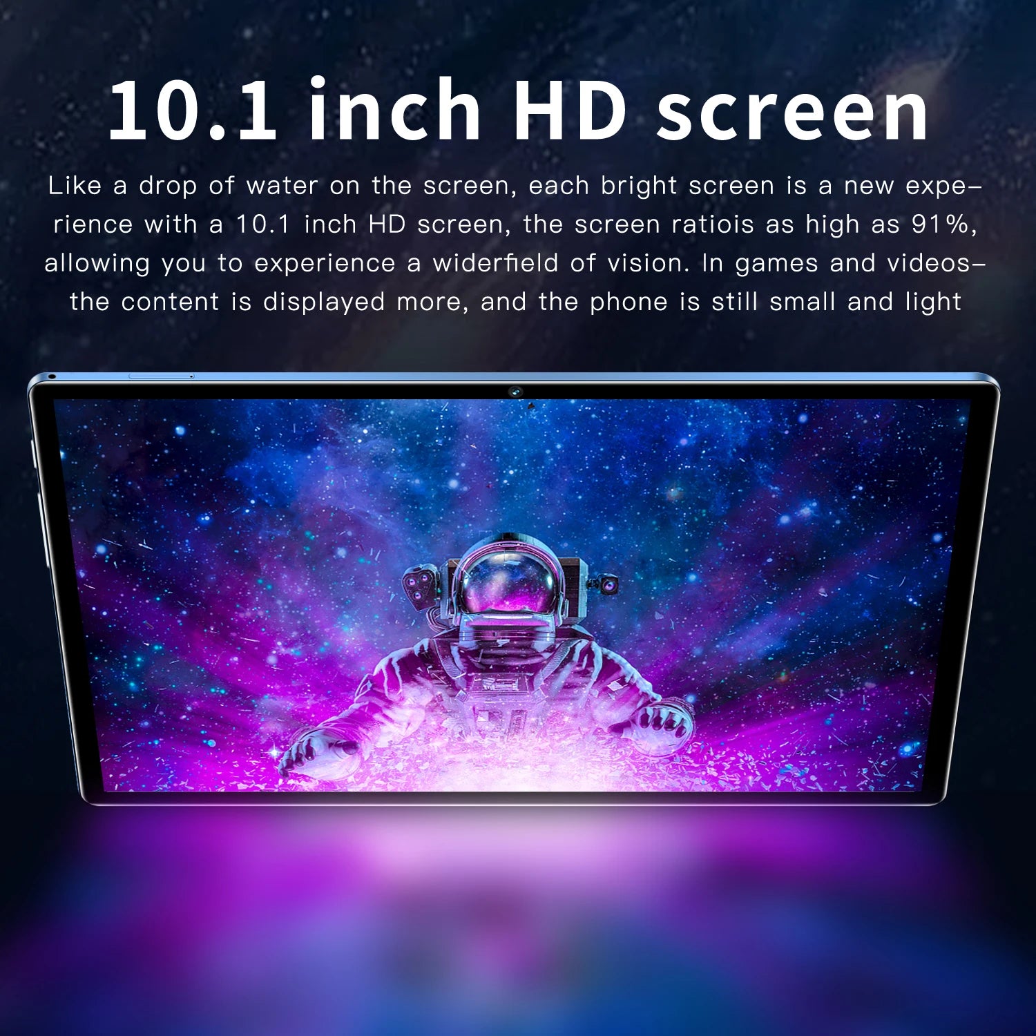 Tablette Android 11.0 de 10.1 Pouces, Octa Core, 4 Go de RAM, 64 Go de ROM, Dean, Double EpiCalls, Wi-Fi, Bluetooth, Version Globale, Mini PC Ultra Mince