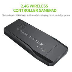 2.4G Video Game Console, Dual Wireless Controllers, 4K Game Stick, 20000 Games, 64GB/32GB Storage, Retro Games for PS1/GBA Boy, Christmas Gift