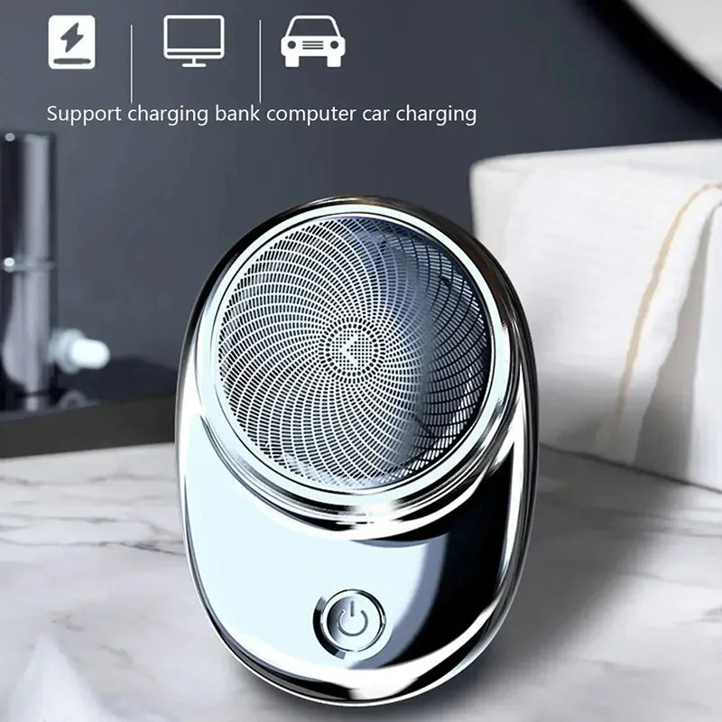 Rasoir électrique pour hommes, Charge USB, Mini rasoir de voyage de poche, confortable, facile à transporter, tondeuse à cheveux pour barbe et corps