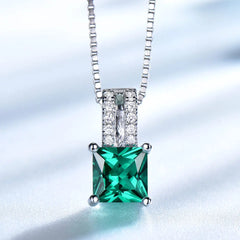 Characterlevez ald Square Jewelry Set pour femme, matiques élégantes, pendentif, clip, boucle d'oreille