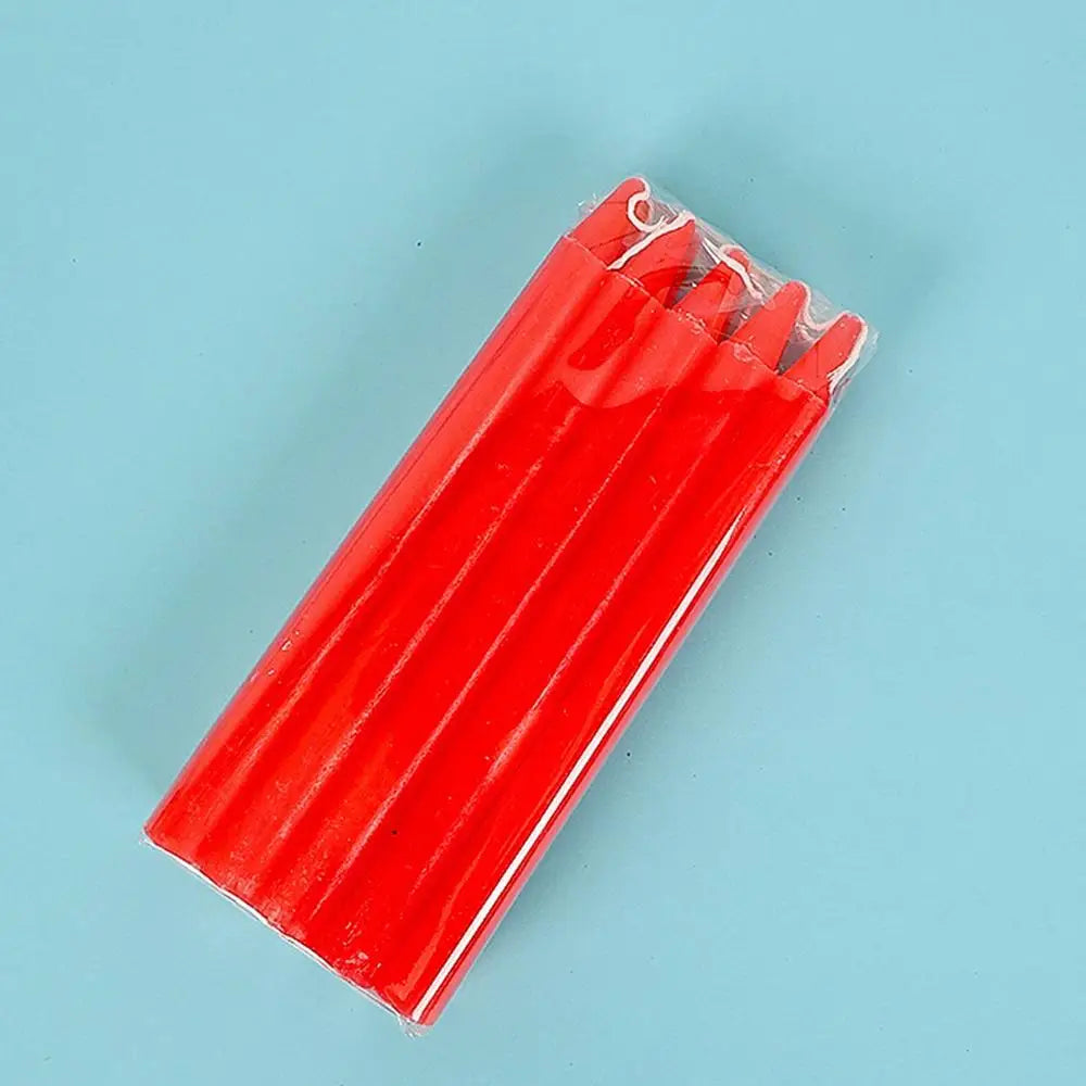Bougies coniques 10X cire naturelle non parfumée, fournitures de survie, bougies coniques courtes pour la maison, pour les célébrations de bénédiction de mariage