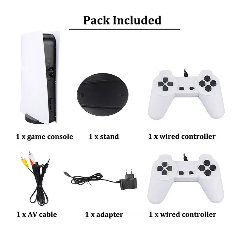 GS5 Console de jeu vidéo Mini TV Console de jeu portable manettes filaires jeu vidéo 300 jeu rétro sortie HD deux joueurs pour PS1 Etc.