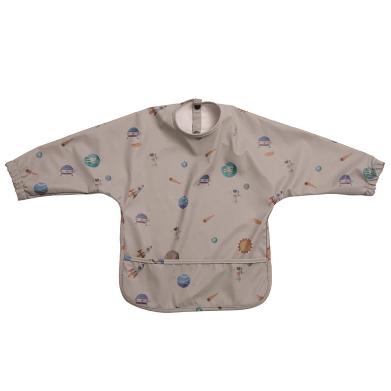 Bavoirs imperméables pour nouveau-né, bavoir blouse de peinture pour enfants à manches longues pour garçons et filles, tablier d'alimentation facile à nettoyer, articles pour bébé