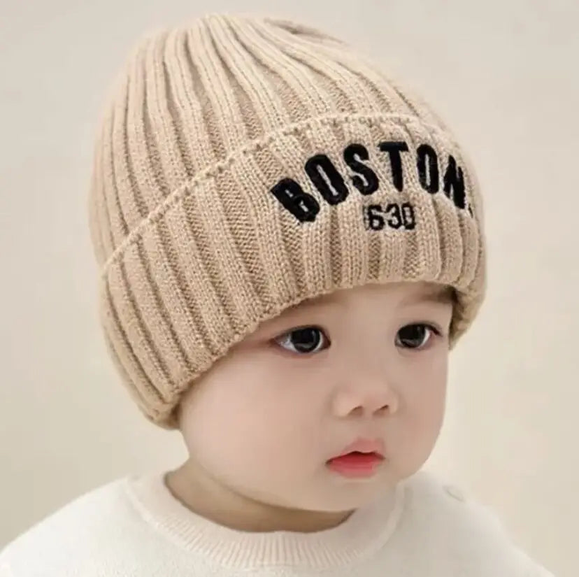 Chapeau de Protection en Laine pour Bébé, Épais et Chaud, Version Coréenne, Cadeau d'Hiver pour Enfant