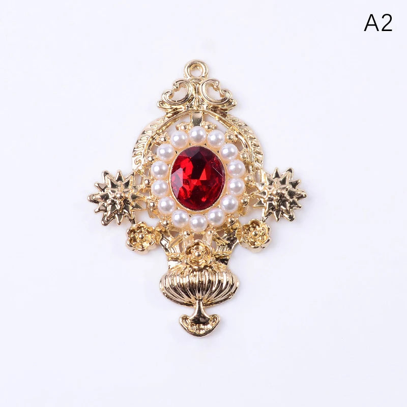 Accessoires de bijoux en alliage de diamant, pendentif de personnalité de mode, accessoires de cheveux de bricolage, matériel de boucles d'oreilles