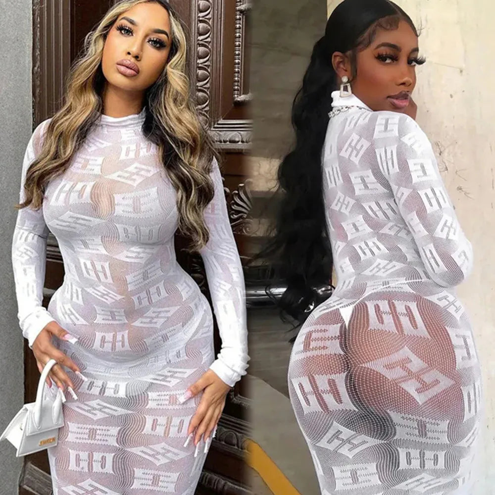 Haute élasticité mode hanche jupe portefeuille qualité femme chemise de nuit maille transparente robe moulante dames sexe creux serré Lingerie