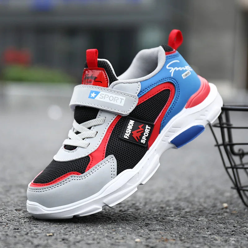 Chaussures pour enfants garçon baskets au printemps et en automne avec surface respirante antidérapante élève cuhk garçon garçon chaussures de mode