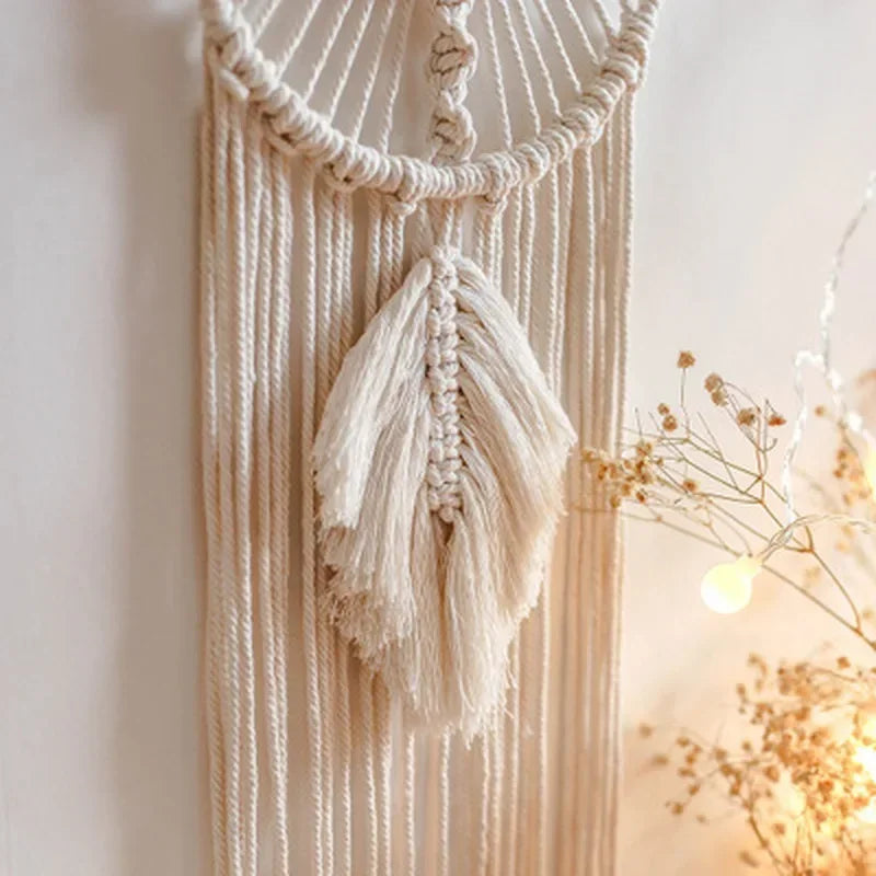 Nordic Macrame Wall Hanging, Ramadan Decoration, Home, Eid Mubarak, Children's Room, Bohemian Nursery