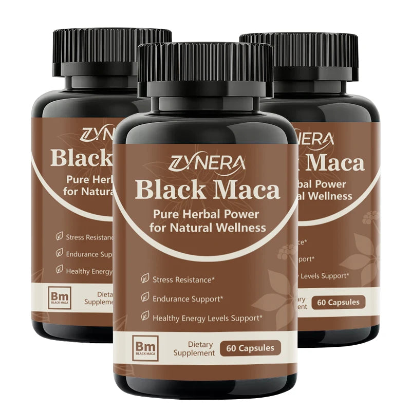 Puentes capsules de Maca noire, Booster de testostérone pour hommes, augmente la force, l'endurance, l'énergie, améliore l'immunité, supplément grand 18