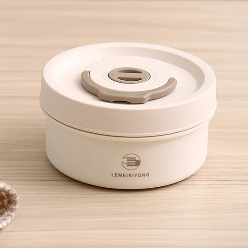 Boîte à déjeuner Portable, ensemble de conteneurs à déjeuner isolés, conteneur à déjeuner empilable Bento en acier inoxydable