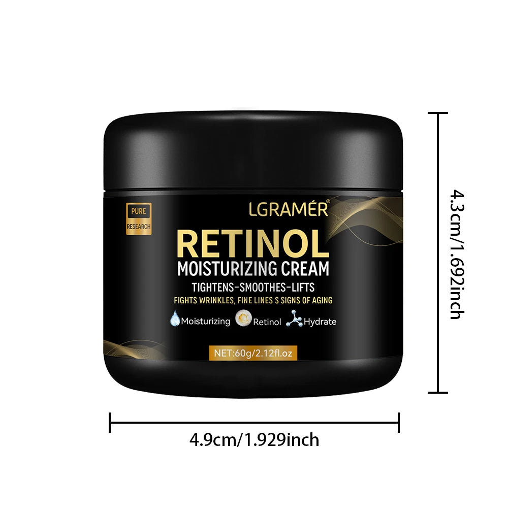 Crème hydratante pour le visage au rétinol pour hommes, Anti-rides, vieillissement, hydratant, rétrécit les Pores, blanchissant, lisse