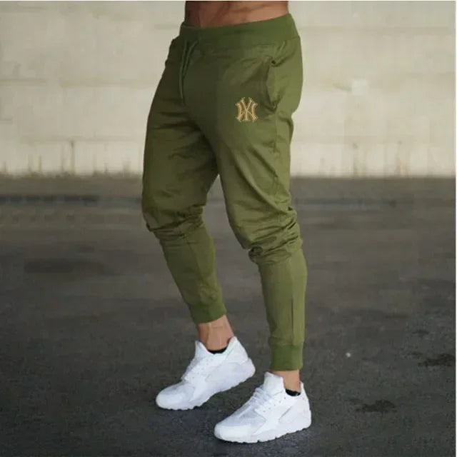 Men's slim fit athletic jogging pants, fitness track pants, sweatpants, Harajuku streetwear, casual summer wear, fjNew
