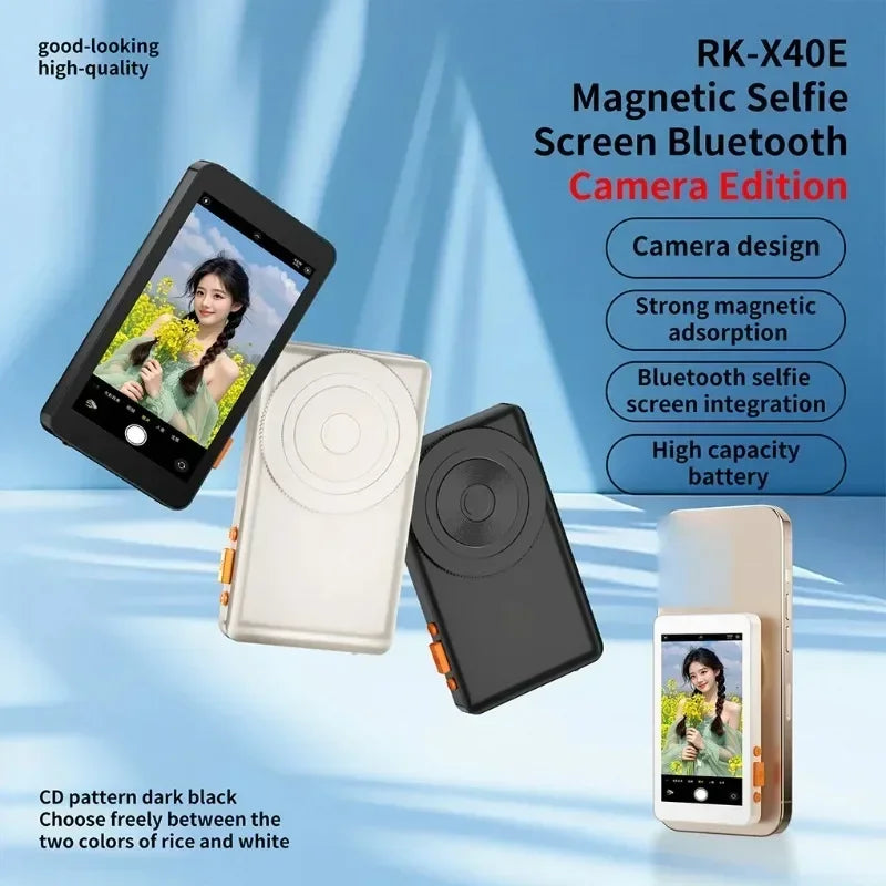 Smartphone moniteur magnétique écran projecteur téléphone caméra arrière Selfie pour Vlog enregistrement vidéo en direct pour Android iPhone