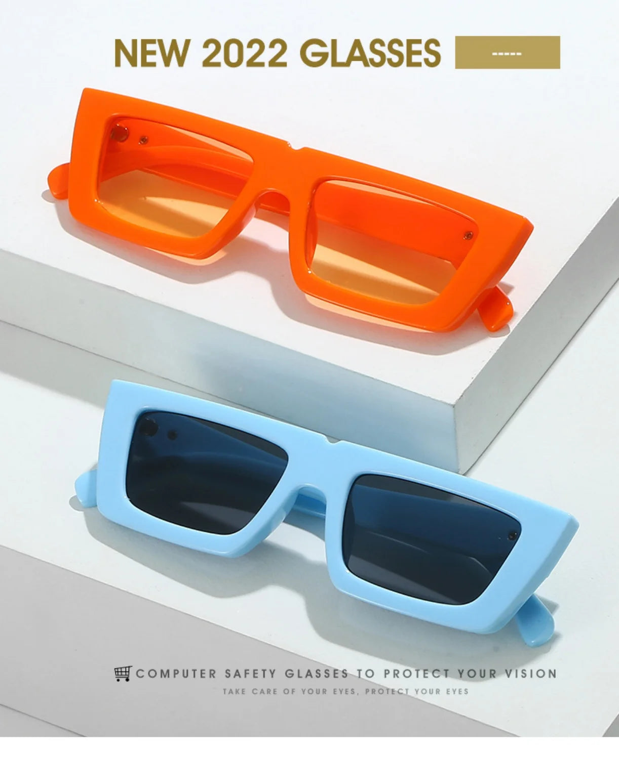 Lunettes de soleil à spoage X, petit cadre carré, temples personnalisés, accessoires streetwear quotidiens pour femmes, protection UV pour hommes, conduite