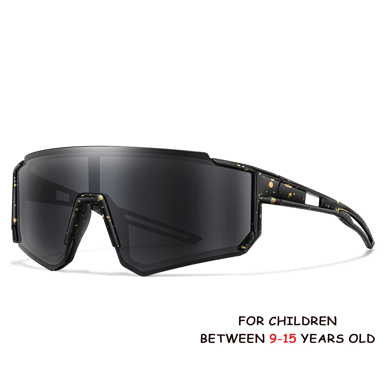 Âge 9-15 jeunes lunettes de cyclisme adolescents lunettes de soleil vtt vélo vélo lunettes de baseball enfants sports de plein air garçons filles UV400