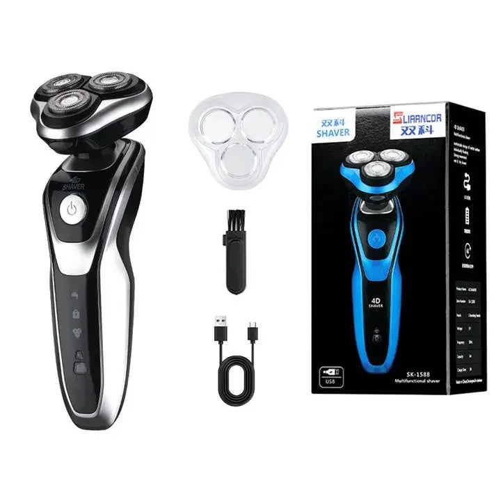 Xiaomi 5320s rasoir électrique 4D pour hommes tondeuse à cheveux électrique USB Rechargeable tondeuse à cheveux professionnelle coupe-cheveux humide sec
