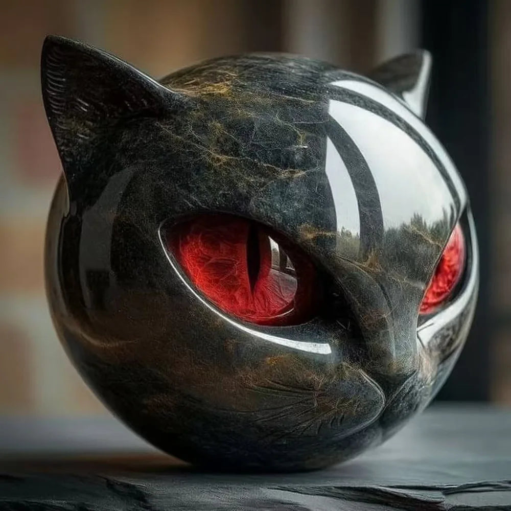 Collection of handmade crystal animal figurines, durable decorative glass sculptures of cats and dogs, glass animal statues