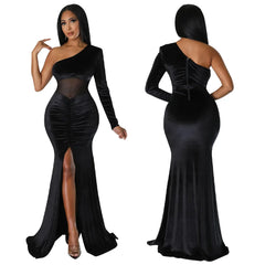 Women's long evening dresses, party wear, birthday dresses, autumn clothing, 2022