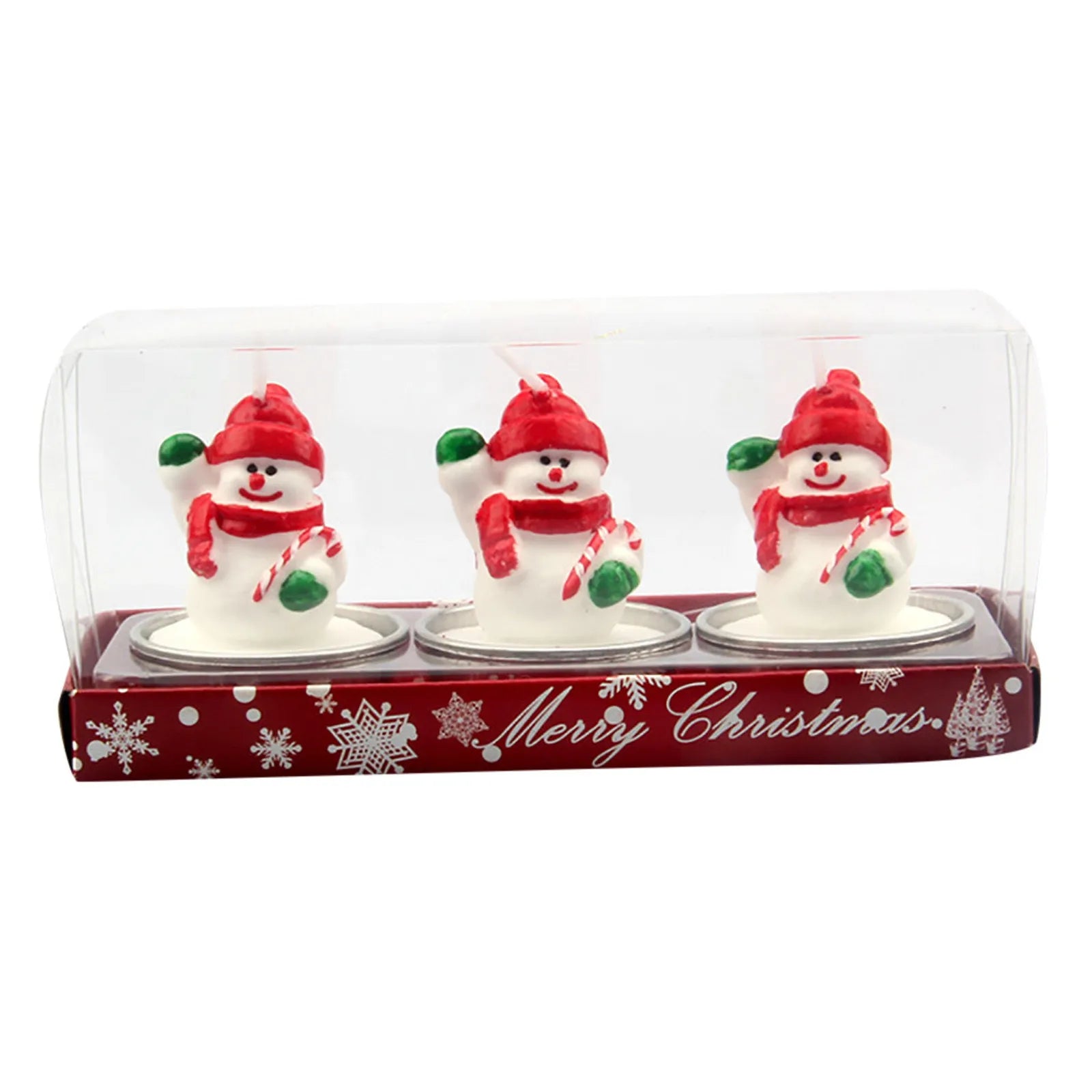Bougie parfumée pour arbre de noël, faite à la main, père noël, bougies mignonnes en cire de soja, bonhomme de neige, bougies de mariage, décoration de la maison, cadeaux de fête de noël