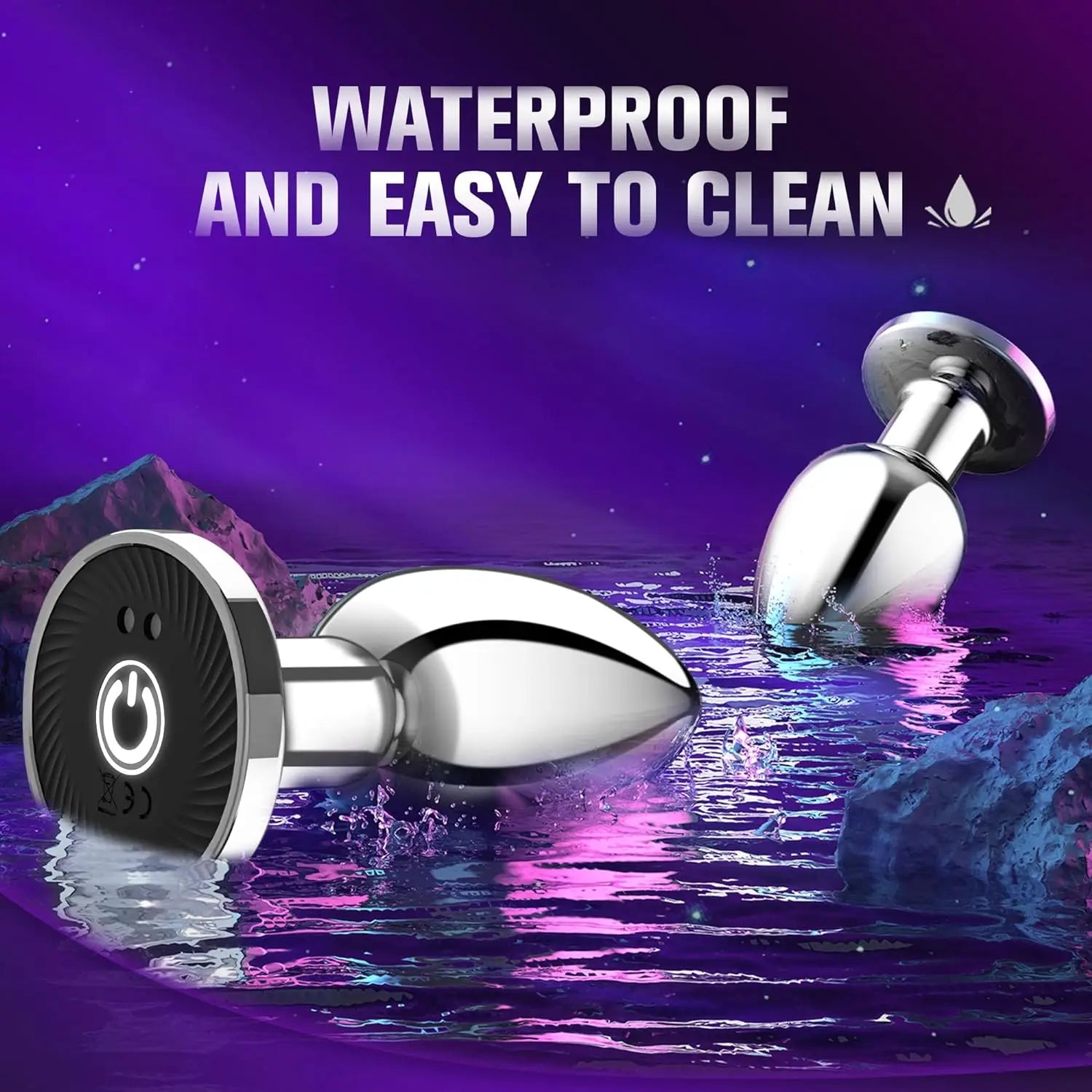 Adult sex toys, double-ended metal anal plug, couples' play, male and female anal dildo, G-spot massager, female SM plug masturbator
