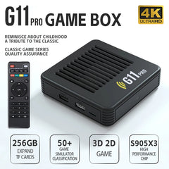 G11 Pro Game Box 4K HD TV Game Stick Console de jeu vidéo 128G intégré 40000 jeux rétro lecteur de jeu Portable manette de jeu sans fil