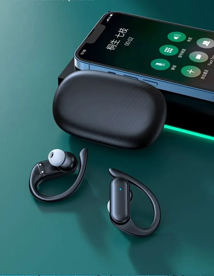 A520 Wireless Bluetooth Headphones, High-Quality Earplugs, Sweatproof, Touchscreen, Light-Up, Mini HD Stereo Sound Quality, Universal Headphones