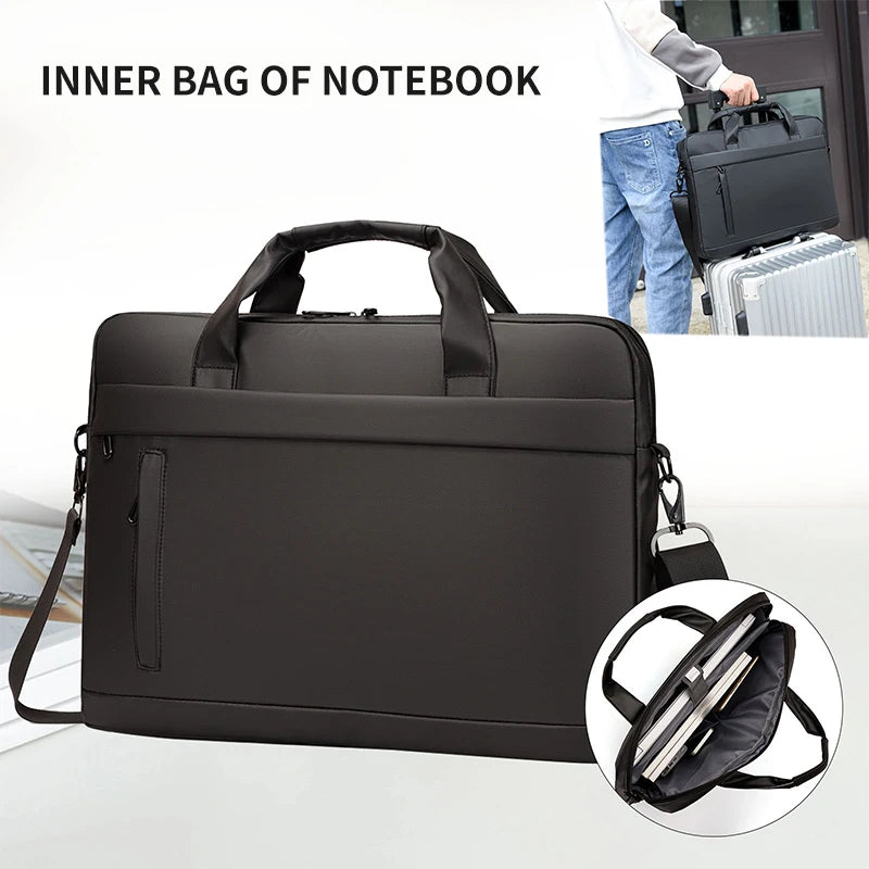 Sac pour ordinateur portable 15,6 pouces pour vêtements de travail quotidiens et sac à main de travail pour hommes et femmes